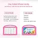 Tableta de juegos para niños de 7 pulgadas, pantalla IPS HD, WiFi,...