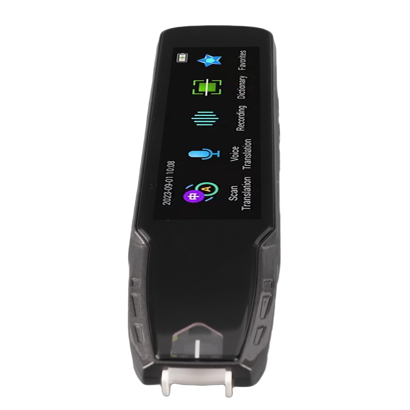 Lápiz traductor de voz de 2 vías, 113 idiomas, traducción de escaneo con grabación de pantalla de 3,69 pulgadas y asistente de inteligencia artificial para aprendizaje de i
