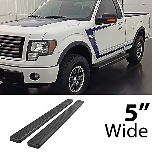 Estrategias laterales APS 5 pulgadas Negro mate para Ford F150 miniatura 2