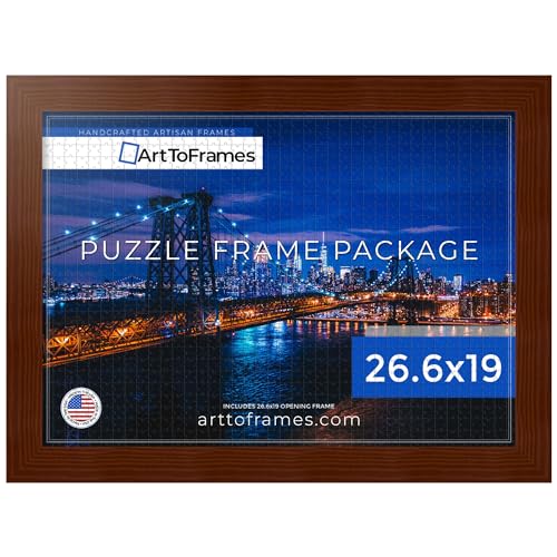 ArtToFrames 26.6x19 Honey Puzzle Frame for 1000-Piece