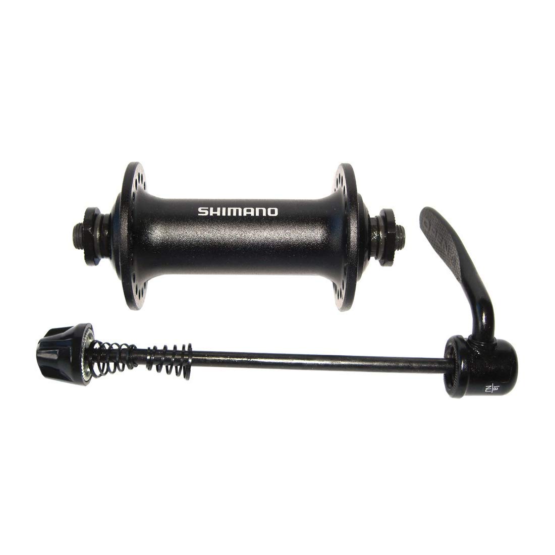 SHIMANO Uniseks – dla dorosłych HB-T3000 piasta przednia, czarna, rozmiar uniwersalny