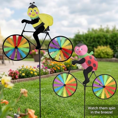 Moulin à vent pour jardin extérieur résistant de 36 pouces contre les espaces vides