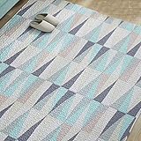 GLYY 洗えるラグ カーペットキルティング ベビー マット 70ｘ180cm 赤ちゃん ラグ コットン プレイマット カラー カバー 韓国 キッズマット 滑り止め付 マット お昼寝アート コットンラグ 防音 折り畳み 長方形 四角 絨毯 A8