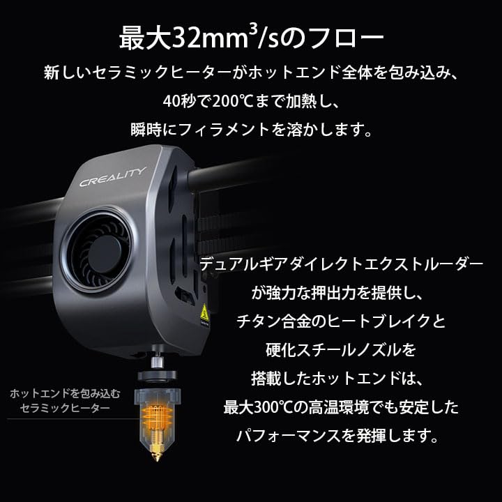 Amazon | Creality K1 MAX 3Dプリンター 印刷 速度600mm/s 本体