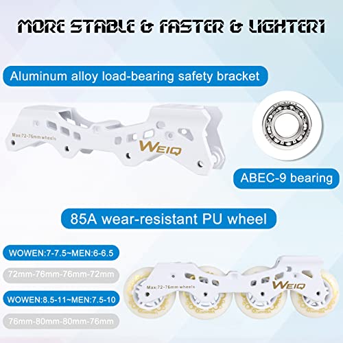 La mejor comparación de Patines blancos cuatro que puedes comprar esta semana. 54 Imagen adicional