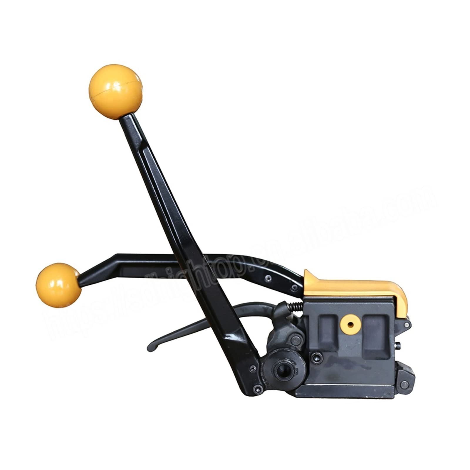Haute précision Outil de cerclage manuel en acier A333 sans boucle Machine de cerclage en acier portable sans joint for feuillard en acier de 13/16/19 mm Avec une large gamme d'applications(13mm)