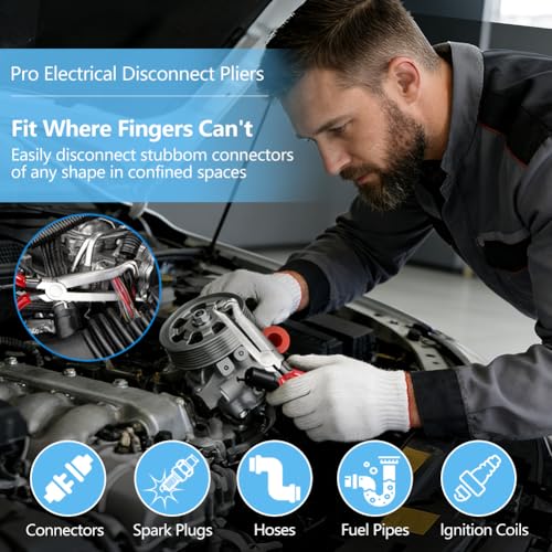 Upgrade 3PCS Automotive Electrical Disconnect Pliers Kit - image 2