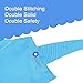 Kid Toddler Swim Vest Life Jacket Vest Kid Floaties Vest TEWENE Boating Vest with Adjustable Chest Strap and Storage Bag Suitable for 22-66 lbs/Beach/Pool/Ocean (Blue Starfish)