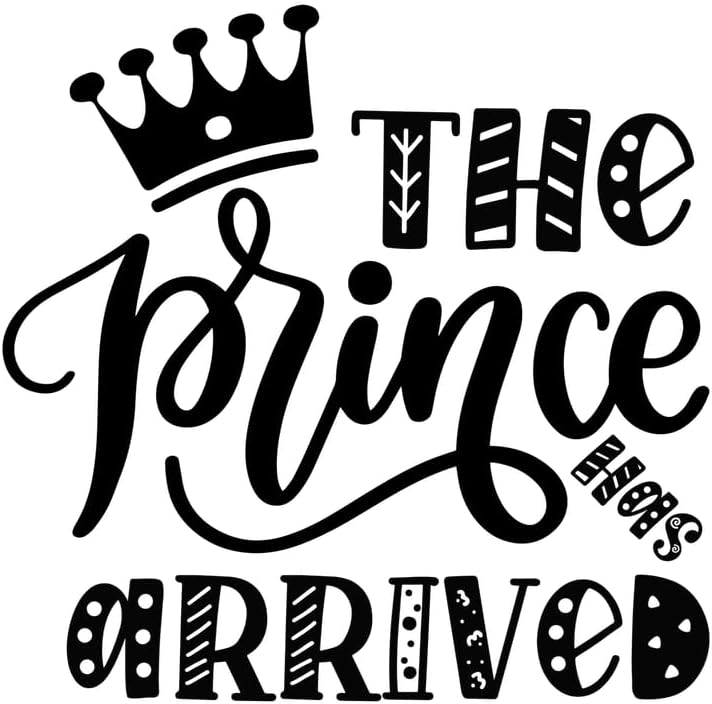 the prince has arrived 01 13 A1 Poster on Canvas - Inspirational Motivational Wall Art daily Life Quote encouraging famous short phrases inspiring words spiritual hope messages success sayings streng