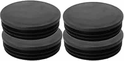 Tappi Terminali Per Corrimano E Scale - 2 Pezzi Nero, Diametro 90 Mm - Plastica Morbida Antiscivolo - Foto 4