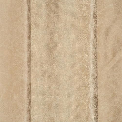 Image of Check Designer Curtains | Parde for Window| Drawing Room Living Room Curtain Panel 4X5 Feet Long Curtain Set of 3 Pcs, Coffee