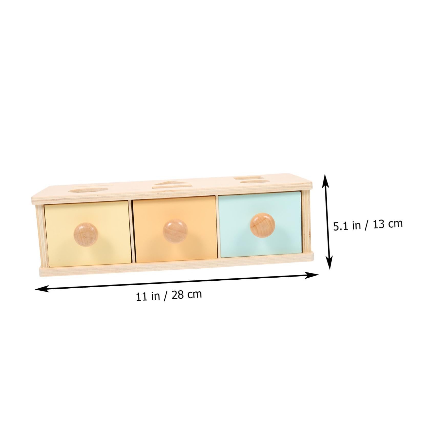 Caja Montessori de Madera Educativa para Juguete Intelectual Multifuncional con Desarrollo de Motricidad Fina y Reconocimiento de Colores para Bebés y Preescolares Regalo para