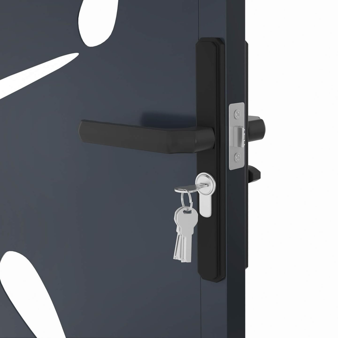 IDMarket - Portillon 100 x 155 cm en acier