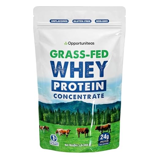 518CLyE5UkL. SS520 12 Opportuniteas Grass-Fed Whey Protein 1 lb