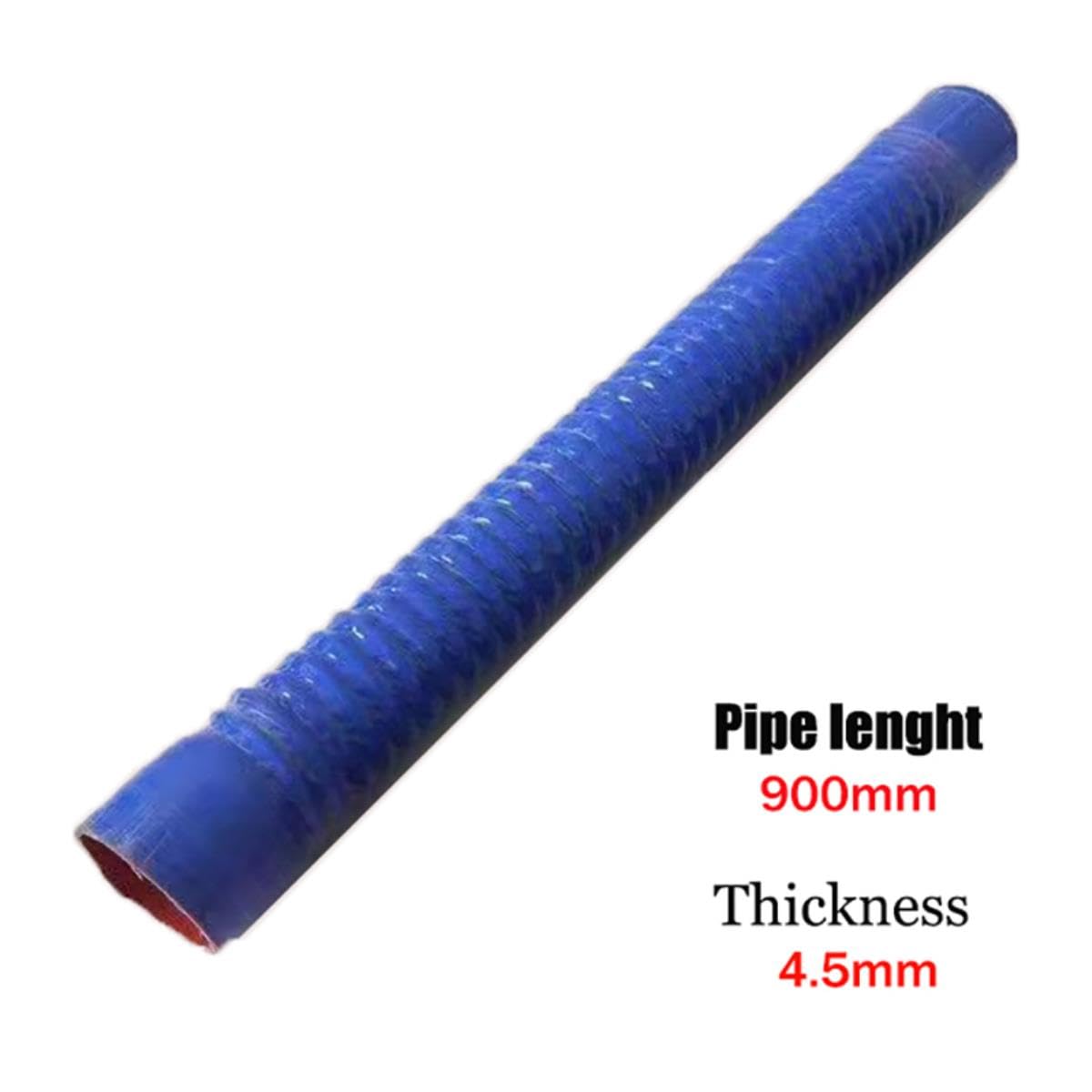 ID 30–100 mm, blau, Universal-Silikon-Flexschlauch, Kühlerrohr für Lufteinlass, Hochdruck, Hochtemperatur-Gummiverbinder, 600 mm, ID 85 mm