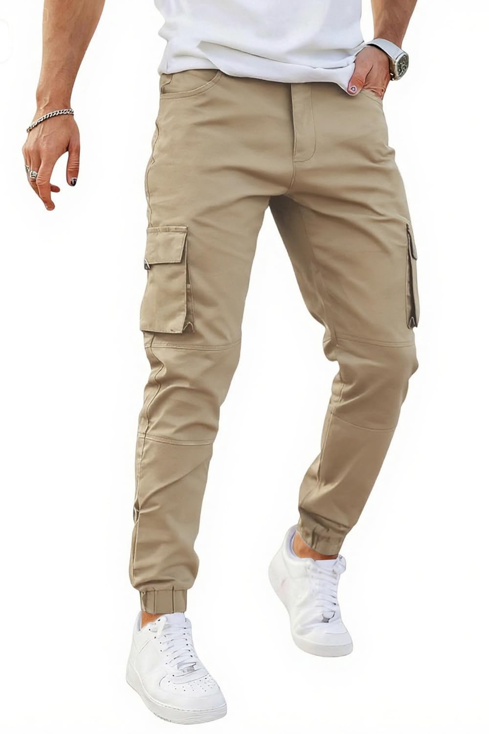GINGTTO Slim Cargo Joggers