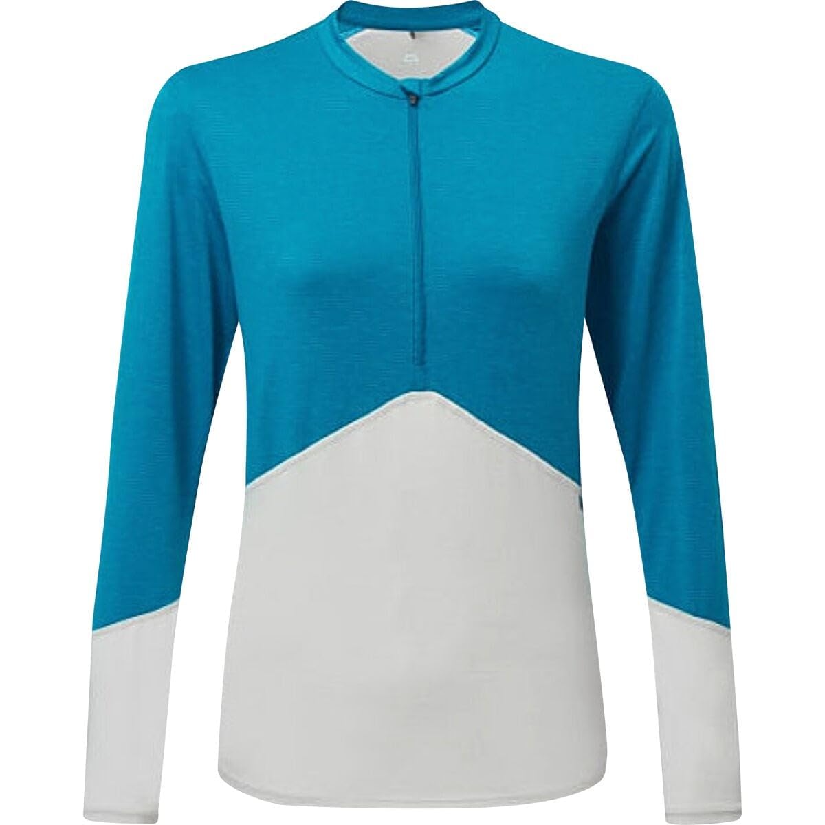 Mountain EquipmentNava Long-Sleeve Zip T-Shirt - Women's Mykonos/Glacier, 16
