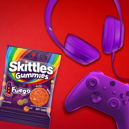SKITTLES Gummies Fuego Sweet and Spicy Gummy Candy Bag 5.8 Oz Bulk 12 Pack - image 5