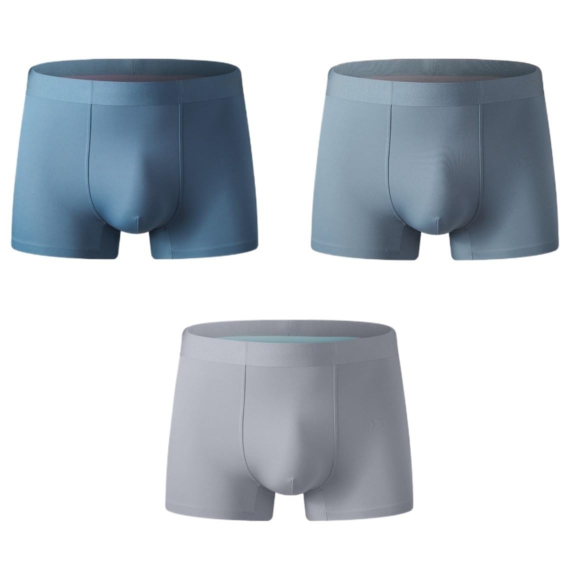 Pack De 3 Calzoncillos Bóxer Modales para Hombre Bragas Ultra Suaves Y Respetuosas con La Piel Ropa Interior Cómoda Y Flexible (Color : 3-Piece-A, Size : XL)