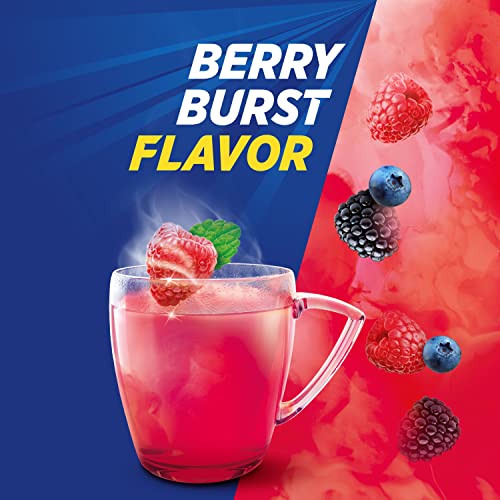 Theraflu Combo Daytime And Nighttime Severe Cold Relief Honey Lemon Flavor Powder​ And Daytime Severe Cold Relief Berry Burst Flavor Powder, ​6 Daytime + 6 Nighttime, And 6 Berry Burst Powder Packets #TOP7