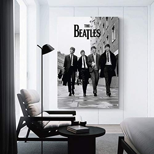 tongton Kopoo Poster officiel des Beatles à Londres sur toile – Art mural – Impression moderne – Décoration de chambre… - Les Beatles, Paul McCartney, John Lennon, RIngo Starr, George Harrison tongton Kopoo Poster officiel des Beatles à Londres sur toile - Art mural - Impression moderne - Décoration de chambre… – Image 4