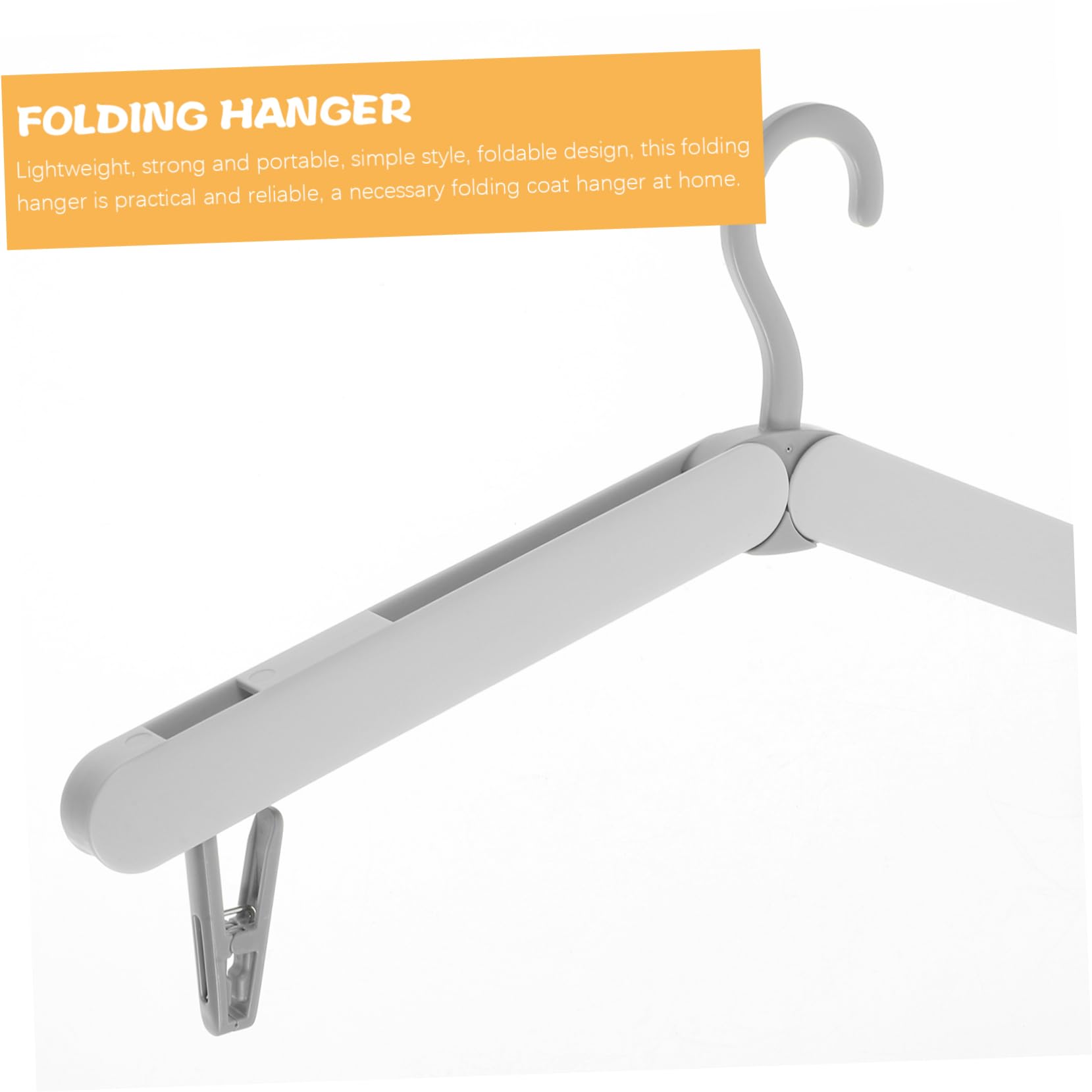 Alipis Travel Clothes Drying Rack Foldable Coat Hanger Sturdy Abs Material Space-Saving Hangers