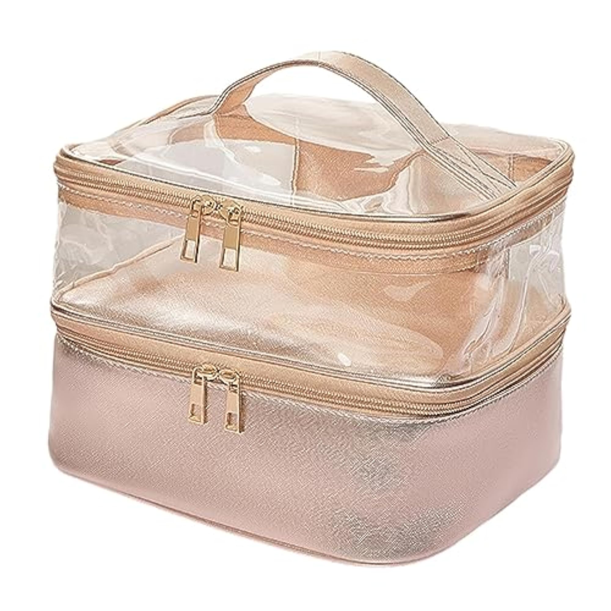 Rose Gold Nail Polish Organizer for 42 Bottles