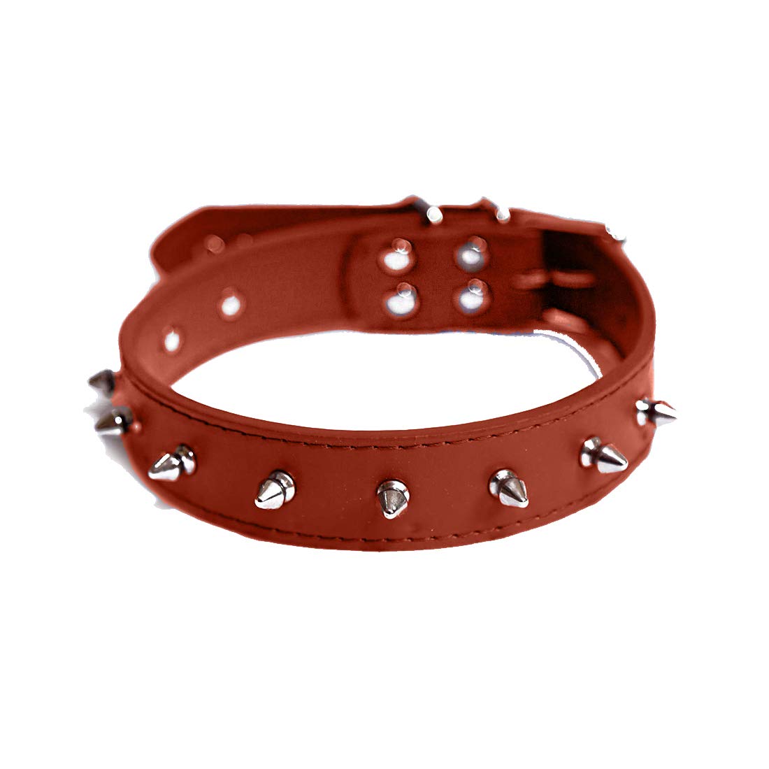 Pet World Leather Spike Collar 20" Red (B07V4WM96Z) Amazon Price History, Amazon Price Tracker