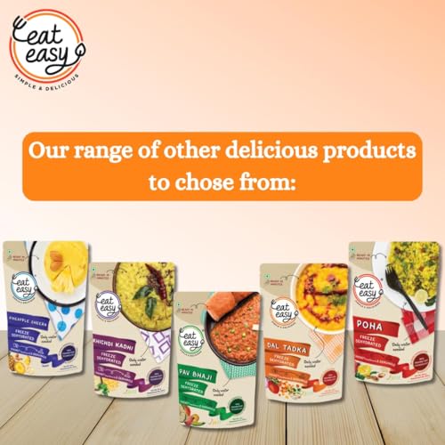 Image of Eat Easy Ready To Eat Jeera Rice- 95gm (Pack of 2) | Freeze Dehydrated, Nutritious & Healthy Instant Food for Travel, Camping | No Preservatives, No Added Artificial Colours & Flavours | Just Add Water and Cook