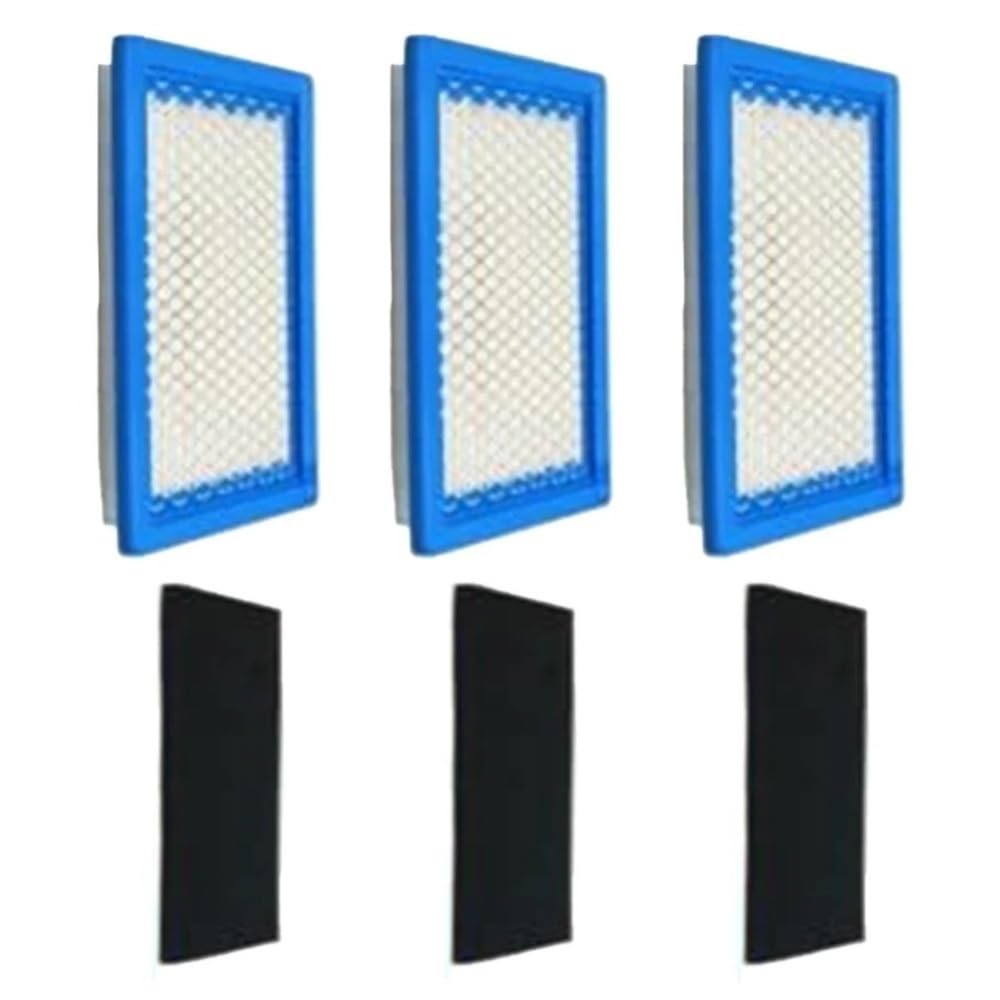 Filtre à air 11013-7017 pour tondeuse à gazon avec préfiltre 11013-7016 lot de 3