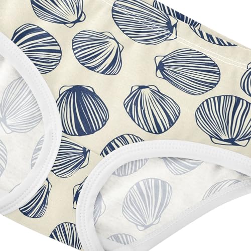 Ocean Shell Yellow Toddler Girls's Underwear 2T 23028584