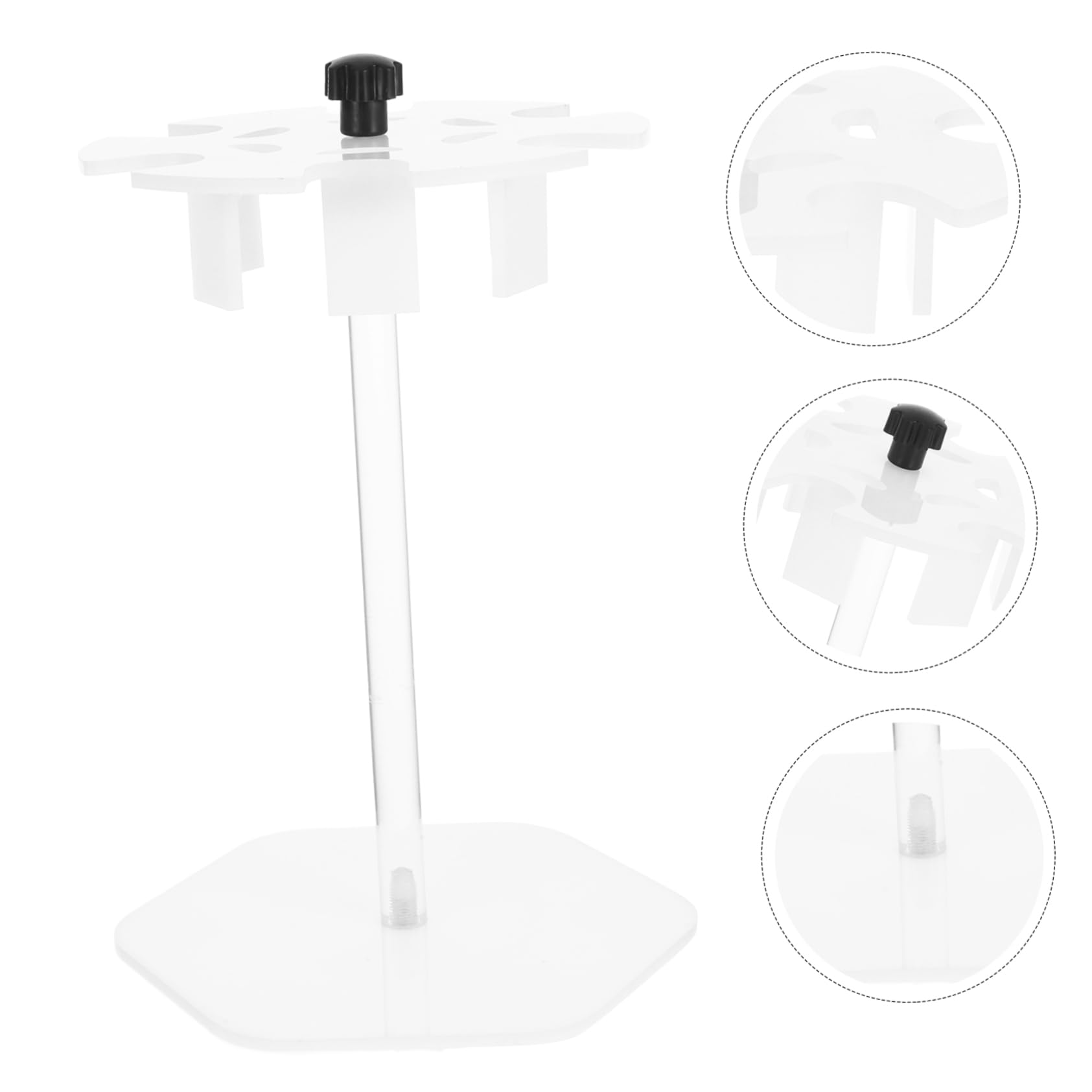 Zerodeko Supporto per Pipette da Laboratorio in Acrilico Robusto e Portatile per Postazione di Lavoro e Organizzazione Strumenti
