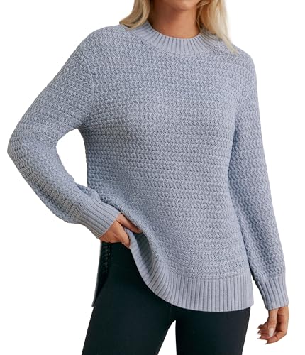 GRACE KARIN Pull pour femme col bénitier manches longues avec
