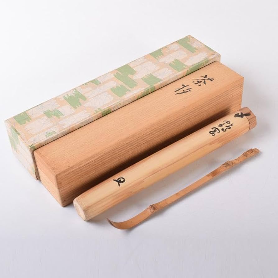 茶道具　西川楳玄下削　茶杓　東慶寺　井上禅定書付　共筒共箱　V　7337 Amazon.co.jp: 茶道具 西川楳玄下削 茶杓 東慶寺 井上禅定書付