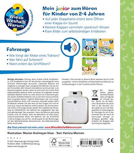 Wieso? Weshalb? Warum? Mein junior zum Hören, Band 4: Fahrzeuge (Wieso? Weshalb? Warum? Mein junior zum Hören - Soundbuch, 4)