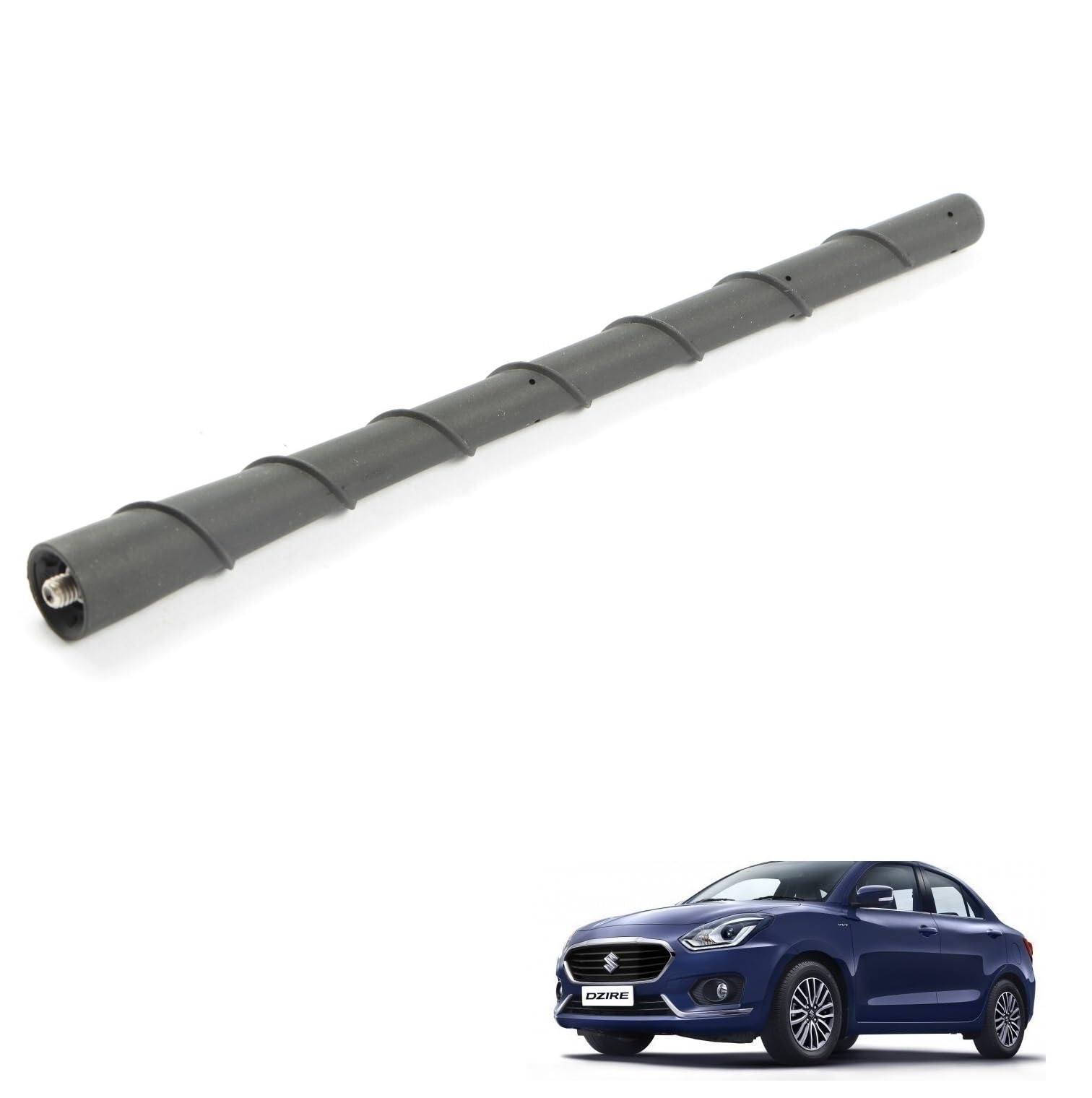 Kozdiko Car Antenna for Roof Black Colour Flexible for FM/AM Radia Compatible with Maruti Suzuki Dzire (2017-Present)-image-6