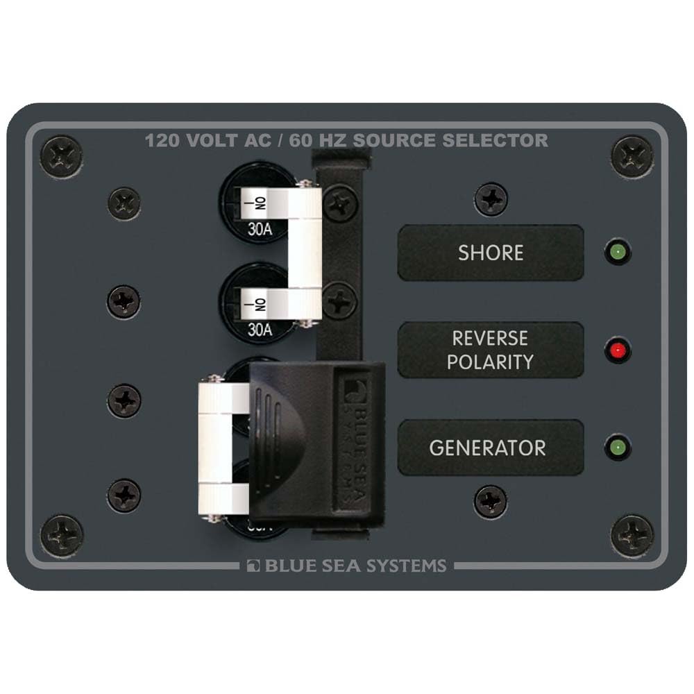 8032 Traditional Metal Panel - 120V AC 30A Toggle Source Selector