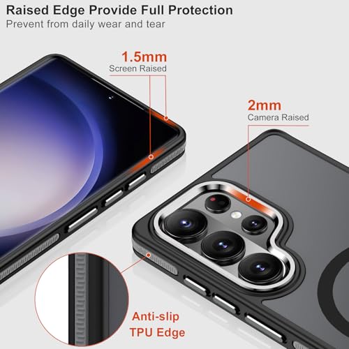Image of MALEWOLF Magnetic Case for Samsung Galaxy S26 Ultra, Slim Matte Cover