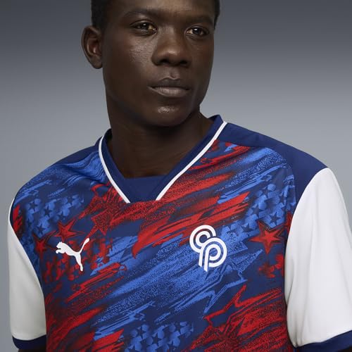 PUMA Men's Christian Pulisic 10 Passion Jersey, Elektro Blue- Red- White SS26, Medium Cp 10 Us Passion Jersey - image 3