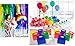 Adorox (6 x 3.5 x 3.25, Assorted 24Pk Large Lightweight Assorted Bright Rainbow Colors Cardboard Favor Boxes Treat Goody Bags Birthday Party Event Gift