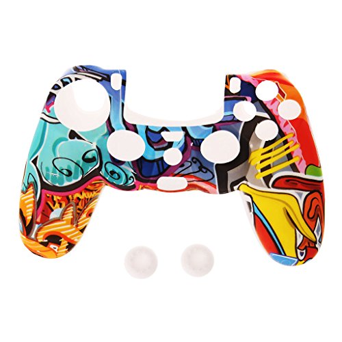 Cuigu Silicone Gamepad Cover Case Stile 2 Joystick cap per Il Controller PS4