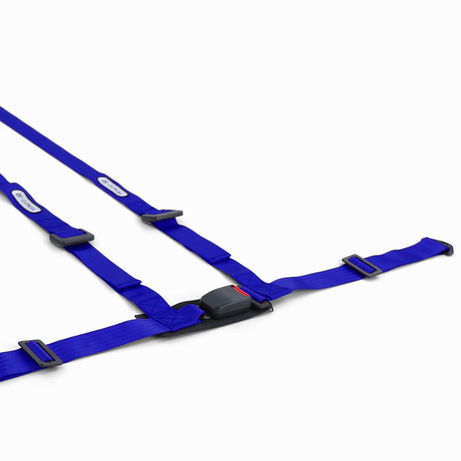 Tenzo-R Sport Hosenträger Gurt Sicherheitsgurt 3 Punkt Blau mit E Zeichen