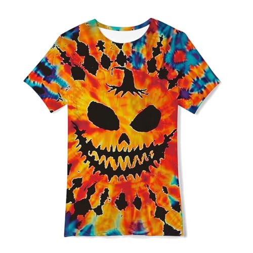 Image of Boys Tie Dye Shirt Kids Rainbow Shirts Size 4-16