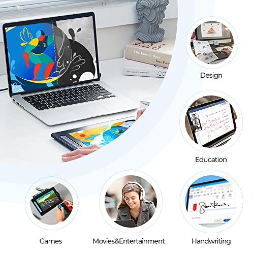 XPPen Artist 10 2. Generation Grafiktablett 10,1 Zoll Grafikdisplay, Stift-Display mit 6 Tasten, 85%...