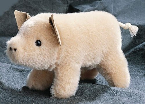 Kösener Schweinchen Emma (Minitier) 12 cm stehend rosa Stoffschwein F4290