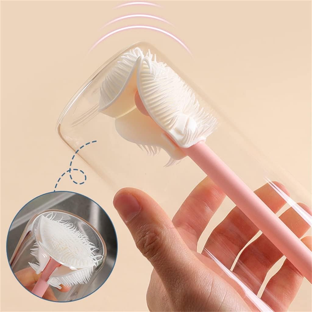 Long Handle Cup Brush no Dead Corner Bottle Cleaning Silicone Special Small Kitchen