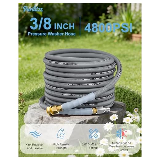 Purilitzs 3/8'' 50FT Kink Resistant Hose