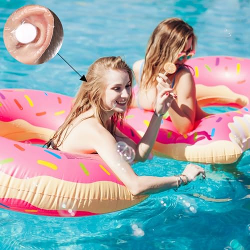 20 Stück Wasserdicht Ohr Patches Ohrenschutz, Wasserdichte Ohrpflaster, Ohrenschutz Wasser, Ultradünne Transparente Wasserdichte Ohrsticker, Geeignet zum Duschen, Schwimmen, Surfen