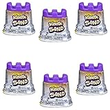 Kinetic Sand White Color Single 4.5 Ounce Containers (Pack of 6)