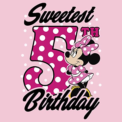 Disney Girl's Sweet 5th Birthday T-Shirt2
